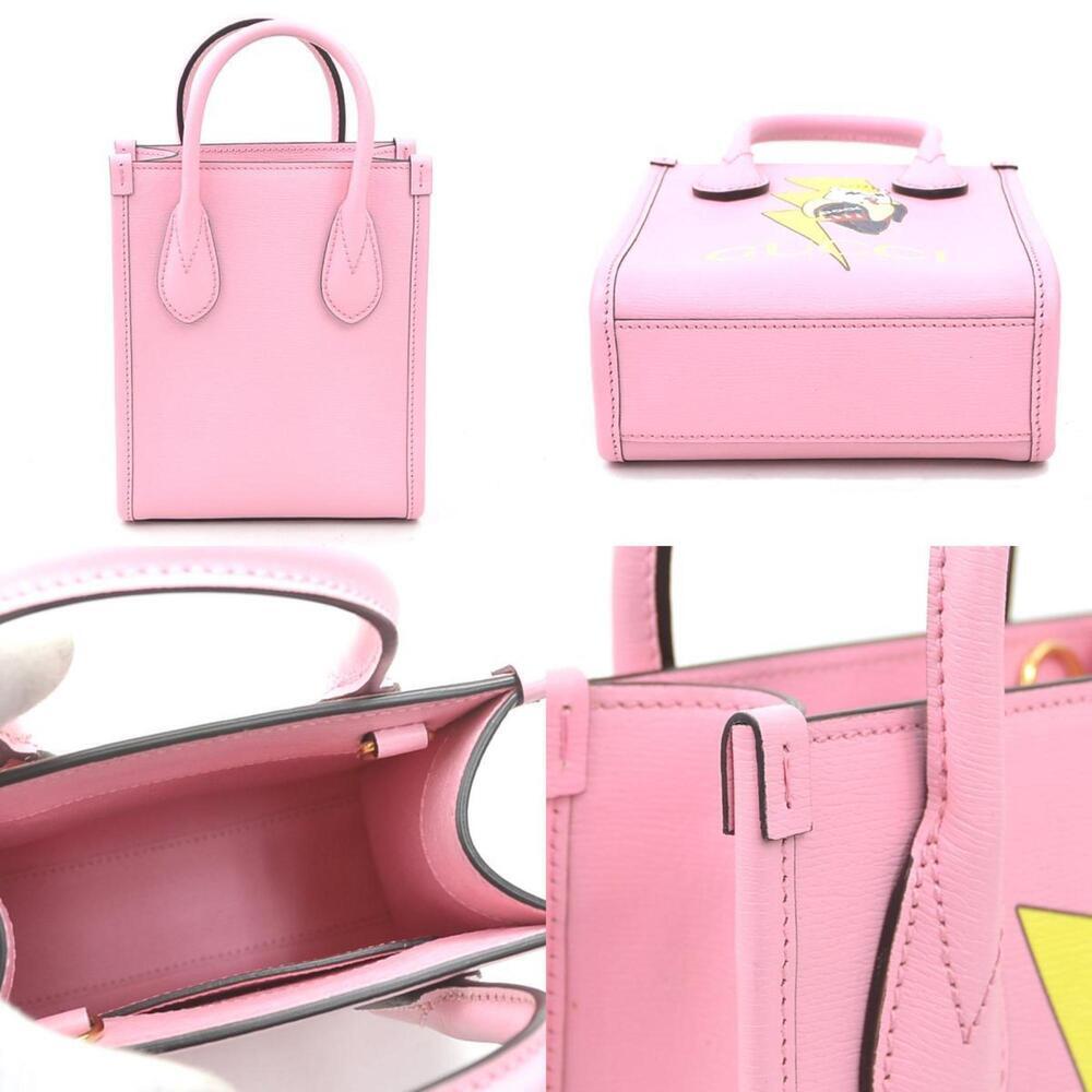 GUCCI Pink Leather Shoulder Bag - Picture 3 of 5